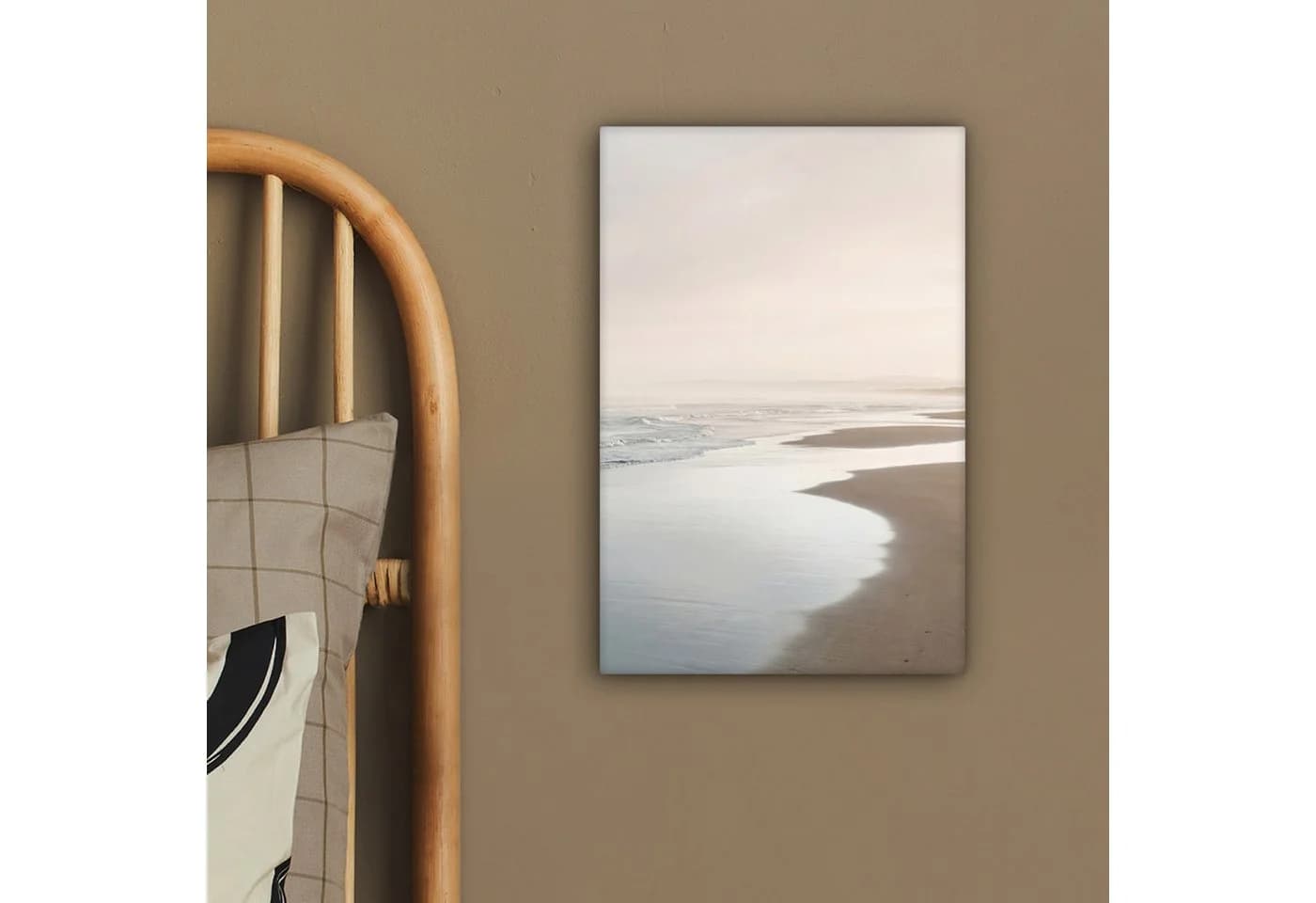 OneMillionCanvasses® Leinwandbild Küstenlinie Strand Meer 20x30 cm - Bild 4