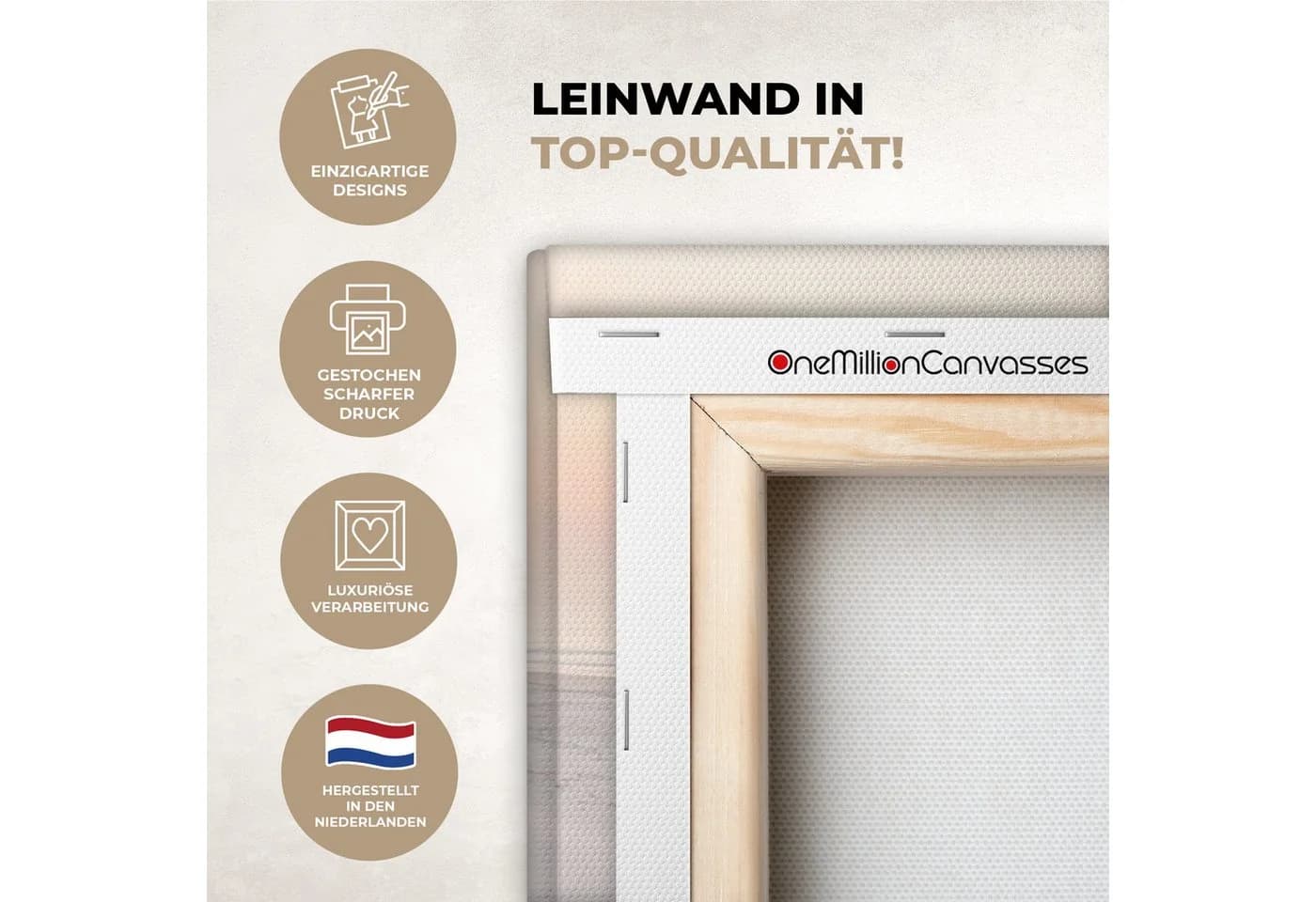 OneMillionCanvasses® Leinwandbild Dünenlandschaft Naturmotiv - Bild 3