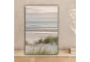 OneMillionCanvasses® Leinwandbild Sandstrand Panorama Wanddekoration Bild 1