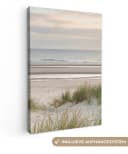 OneMillionCanvasses® Leinwandbild Sandstrand Panorama Wanddekoration Bild 2