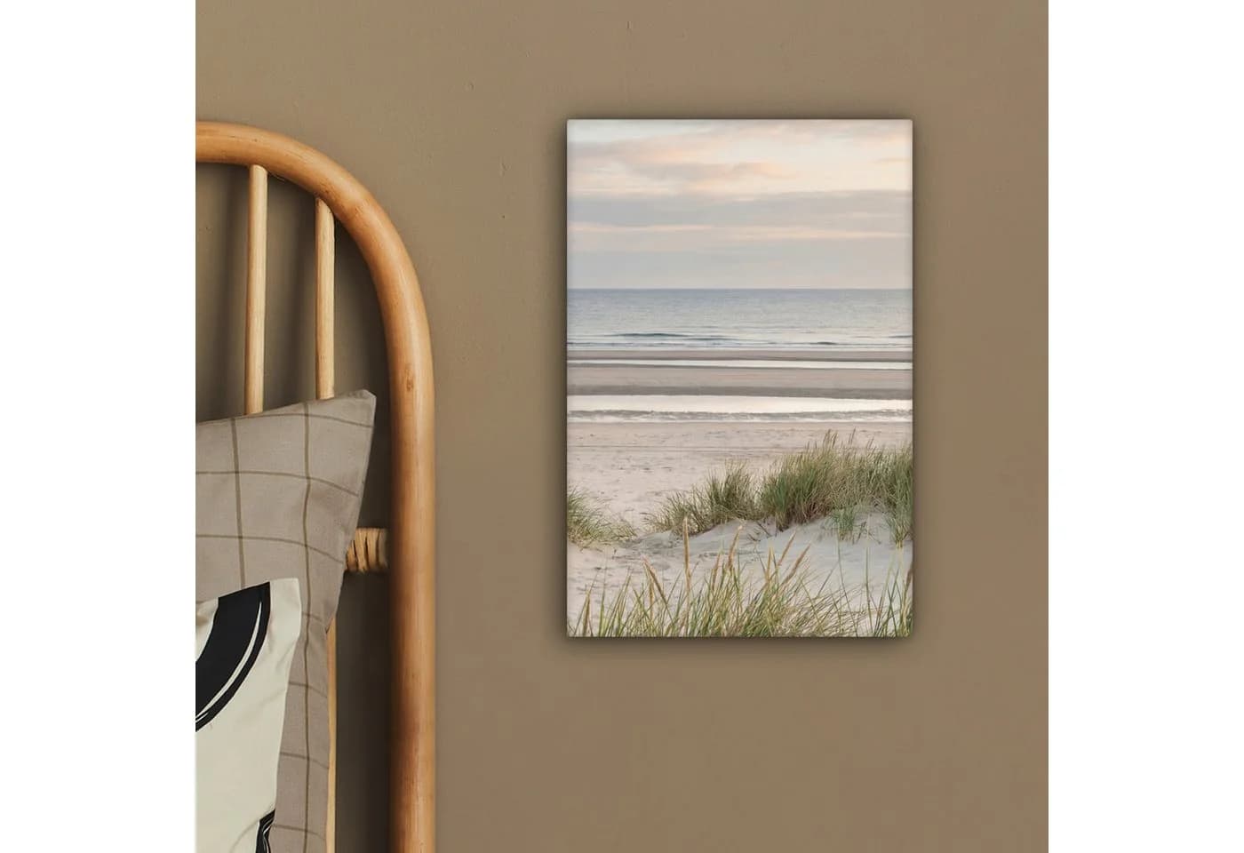 OneMillionCanvasses® Leinwandbild Sandstrand Panorama Wanddekoration - Bild 4