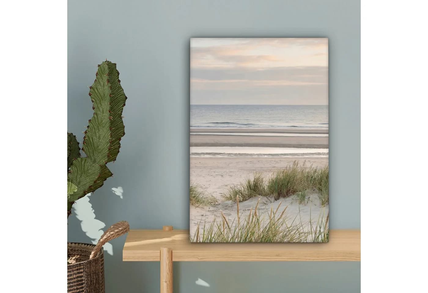 OneMillionCanvasses® Leinwandbild Sandstrand Panorama Wanddekoration - Bild 5