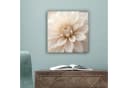 OneMillionCanvasses® Leinwandbild Dahlie Weiß 20x20 cm Bild 5