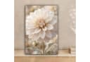 OneMillionCanvasses® Leinwandbild Dahlie Weiß 20x30 cm Bild 1