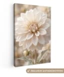 OneMillionCanvasses® Leinwandbild Dahlie Weiß 20x30 cm Bild 2