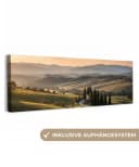 OneMillionCanvasses® Leinwandbild Panorama Toskana Bunt Bild 2