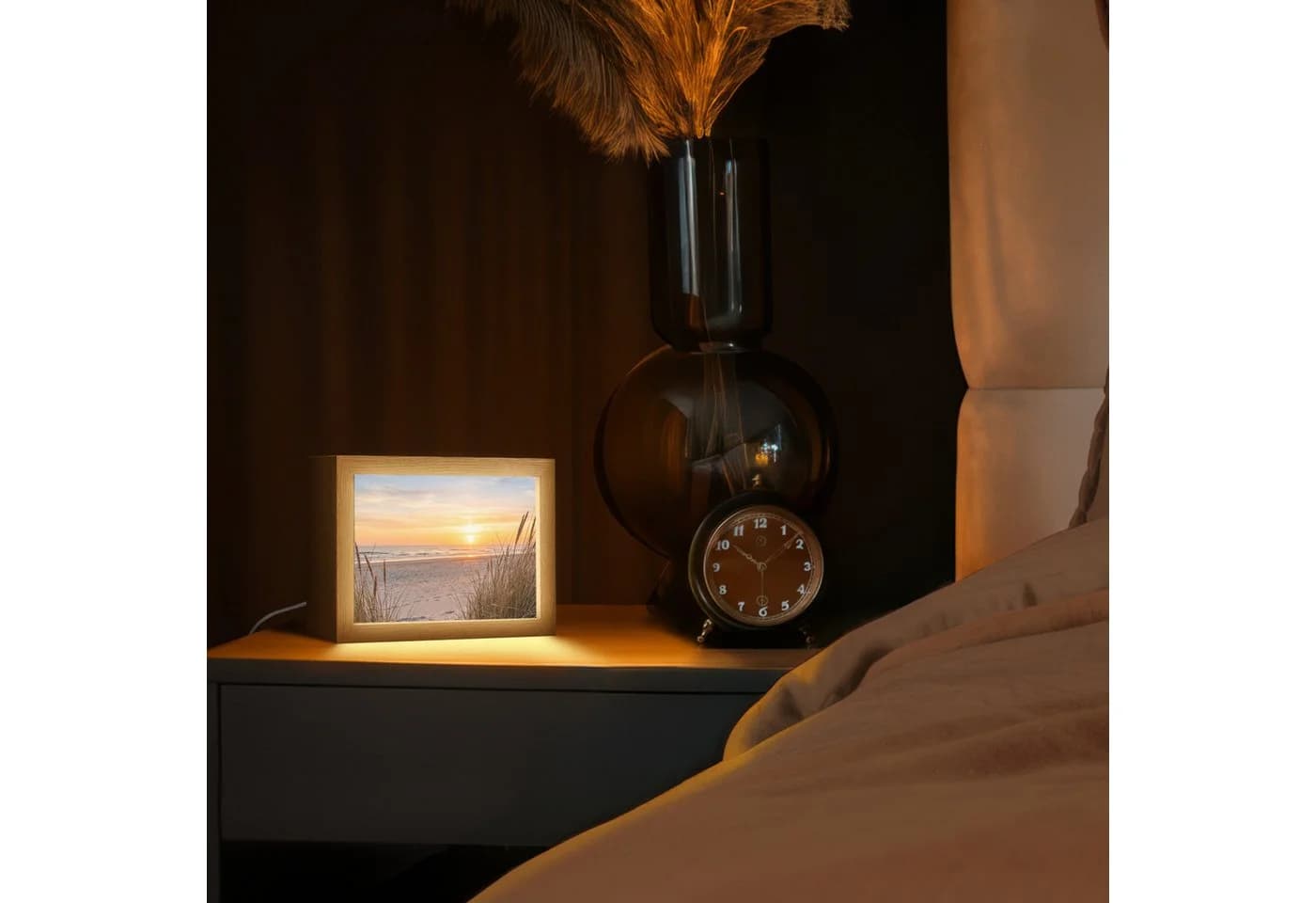 OnlyWow Tischleuchte Lightbox Sonnenuntergang Dimmbar LED - Bild 3