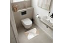 OnlyWow WC-Vorleger Braun Beige Japandi Memory-Foam Bild 1