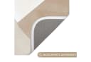 OnlyWow WC-Vorleger Braun Beige Japandi Memory-Foam Bild 3