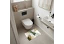OnlyWow WC-Vorleger Japandi Grün Memory-Foam Mikrofaser Bild 1
