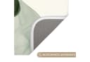 OnlyWow WC-Vorleger Japandi Grün Memory-Foam Mikrofaser Bild 3
