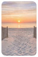 OnlyWow WC-Vorleger Sonnenuntergang Strand Polyester 40x60 cm Bild 2