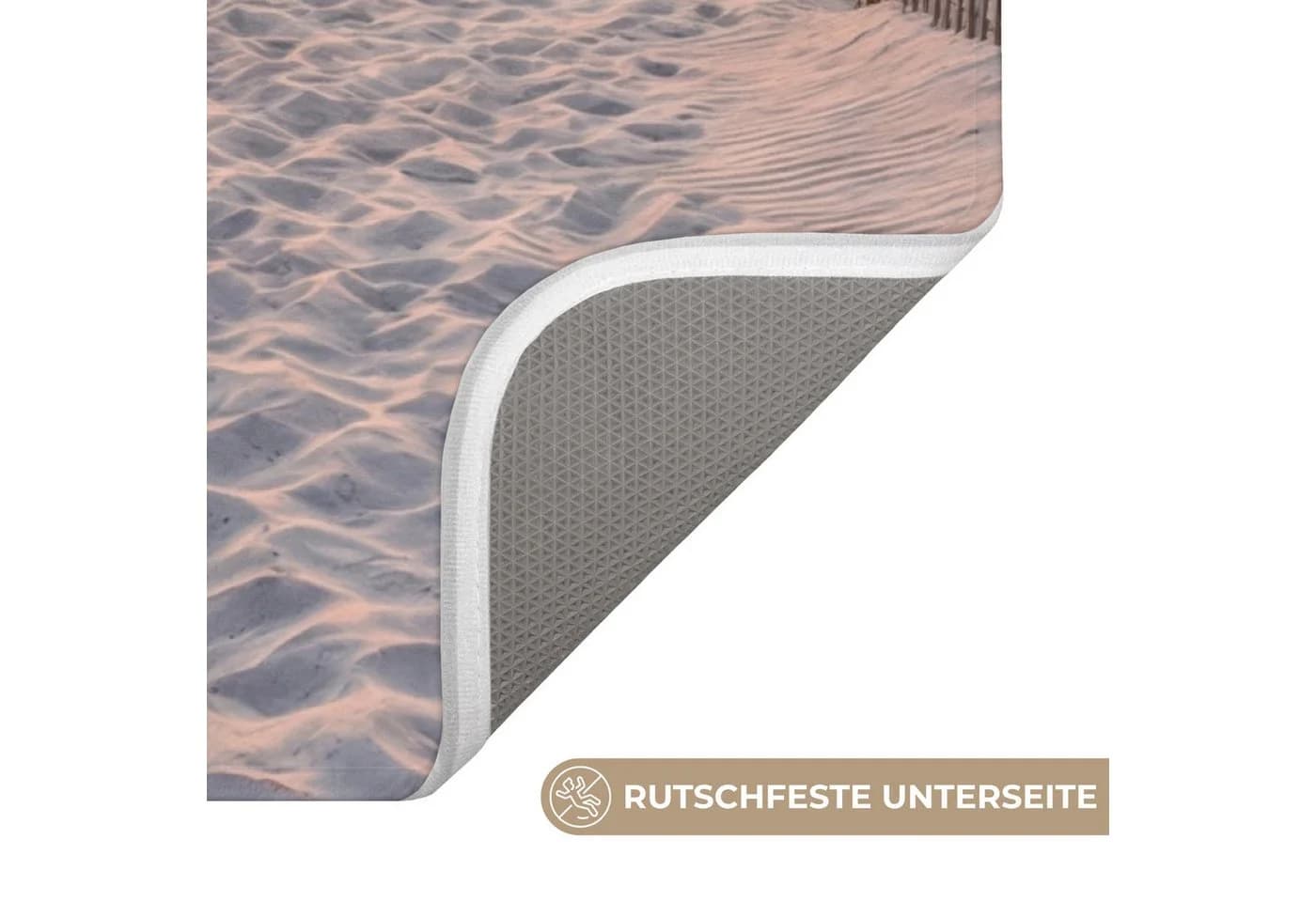 OnlyWow WC-Vorleger Sonnenuntergang Strand Polyester 40x60 cm - Bild 3