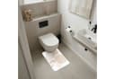 OnlyWow WC-Vorleger Aquarell Beige Modern Rechteckig Bild 1