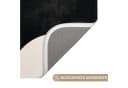OnlyWow WC-Vorleger Abstrakt Beige Schwarz Modern Japandi Bild 3