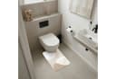 OnlyWow WC-Vorleger Braun Beige Japandi Design Memory Foam Bild 1