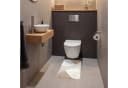 OnlyWow WC-Vorleger Braun Beige Japandi Design Memory Foam Bild 4