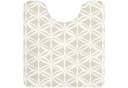 OnlyWow WC-Vorleger U-Form Beige Modern Mikrofaser Bild 2