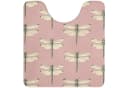 OnlyWow WC-Vorleger Lillibells Rosa Mikrofaser Memory-Foam Bild 2