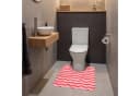 OnlyWow WC-Vorleger Verspielt Rot Mikrofaser Memory-Foam Bild 4