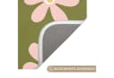 OnlyWow WC-Vorleger Blume Grün - Modern Retro Polyester Bild 3
