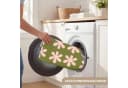 OnlyWow WC-Vorleger Blume Grün - Modern Retro Polyester Bild 5