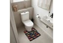 OnlyWow WC-Vorleger U-Form mit Ausschnitt Farbenfroh Polyester Bild 1