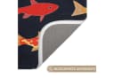 OnlyWow WC-Vorleger U-Form mit Ausschnitt Farbenfroh Polyester Bild 3