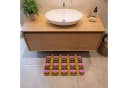 OnlyWow Badematte Abstrakt Rosa Memory-Foam Bild 1