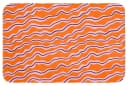 OnlyWow Badematte Retro Orange Rutschfest Memory-Foam Bild 2