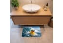 OnlyWow Badematte Gummiente Rutschfest Polyester Bild 1