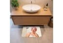 OnlyWow Badematte Rosa Pin-up Design Rutschfest Bild 1