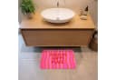 OnlyWow Badematte Text Modern Bunt Rutschfest Bild 1