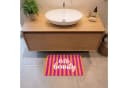 OnlyWow Badematte Modern Orange Rutschfest Polyester Bild 1