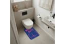OnlyWow WC-Vorleger Frech Blau Rechteckig 40x60 cm Bild 1
