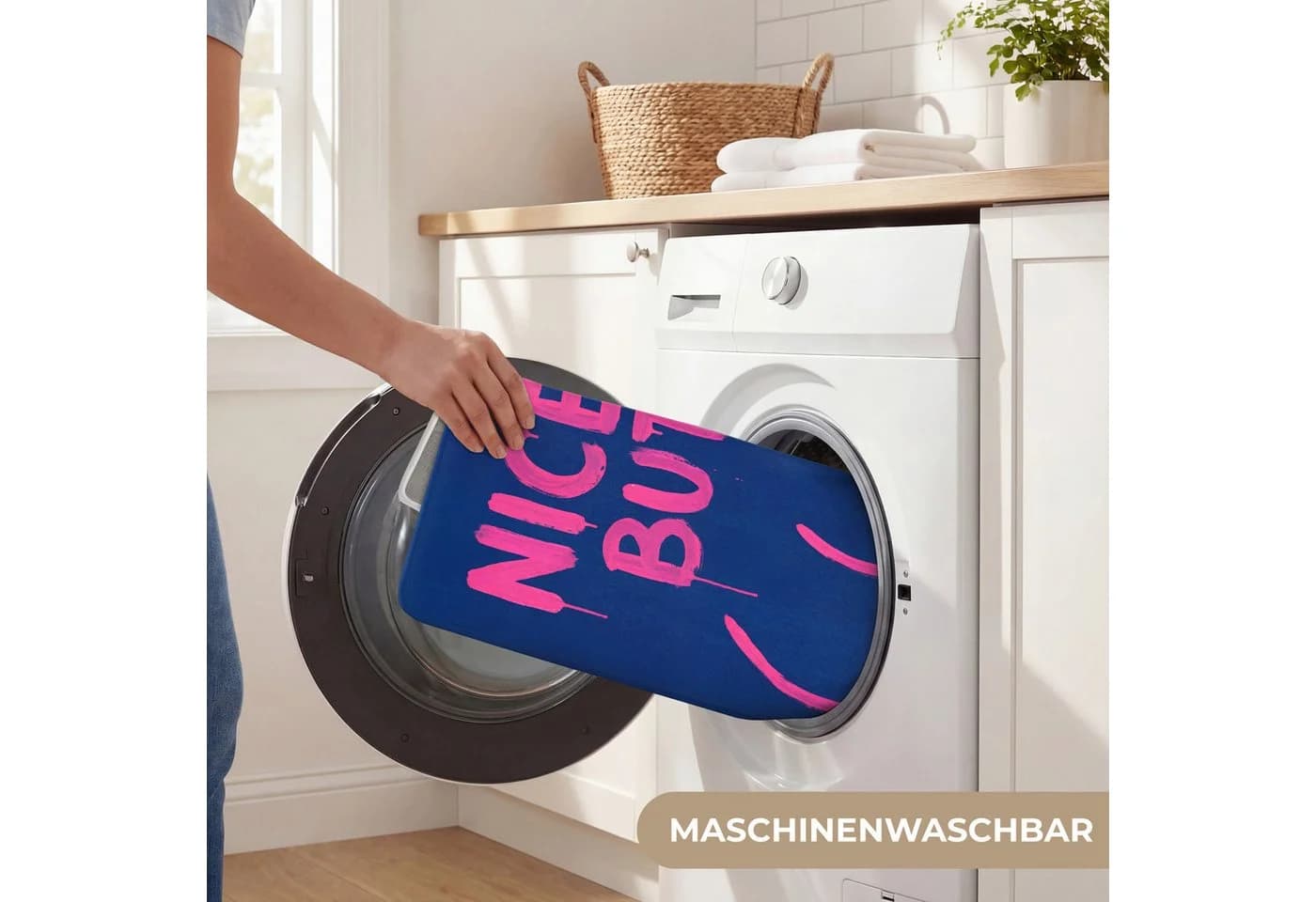 OnlyWow WC-Vorleger Frech Blau Rechteckig 40x60 cm - Bild 5