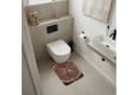 OnlyWow WC-Vorleger Baum-Motiv Braun Mikrofaser Bild 1