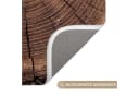 OnlyWow WC-Vorleger Baum-Motiv Braun Mikrofaser Bild 3