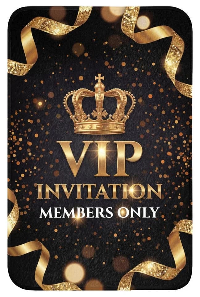 OnlyWow WC-Vorleger VIP Krone Gold Rechteckig - Bild 2