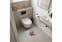 OnlyWow WC-Vorleger Seestern Orange Polyester Bild 1