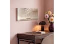 OneMillionCanvasses® Leinwandbild Panorama Blüten Weiß Minimalistisch Bild 4