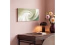 OneMillionCanvasses® Leinwandbild Abstrakt Grün Panorama Bild 4
