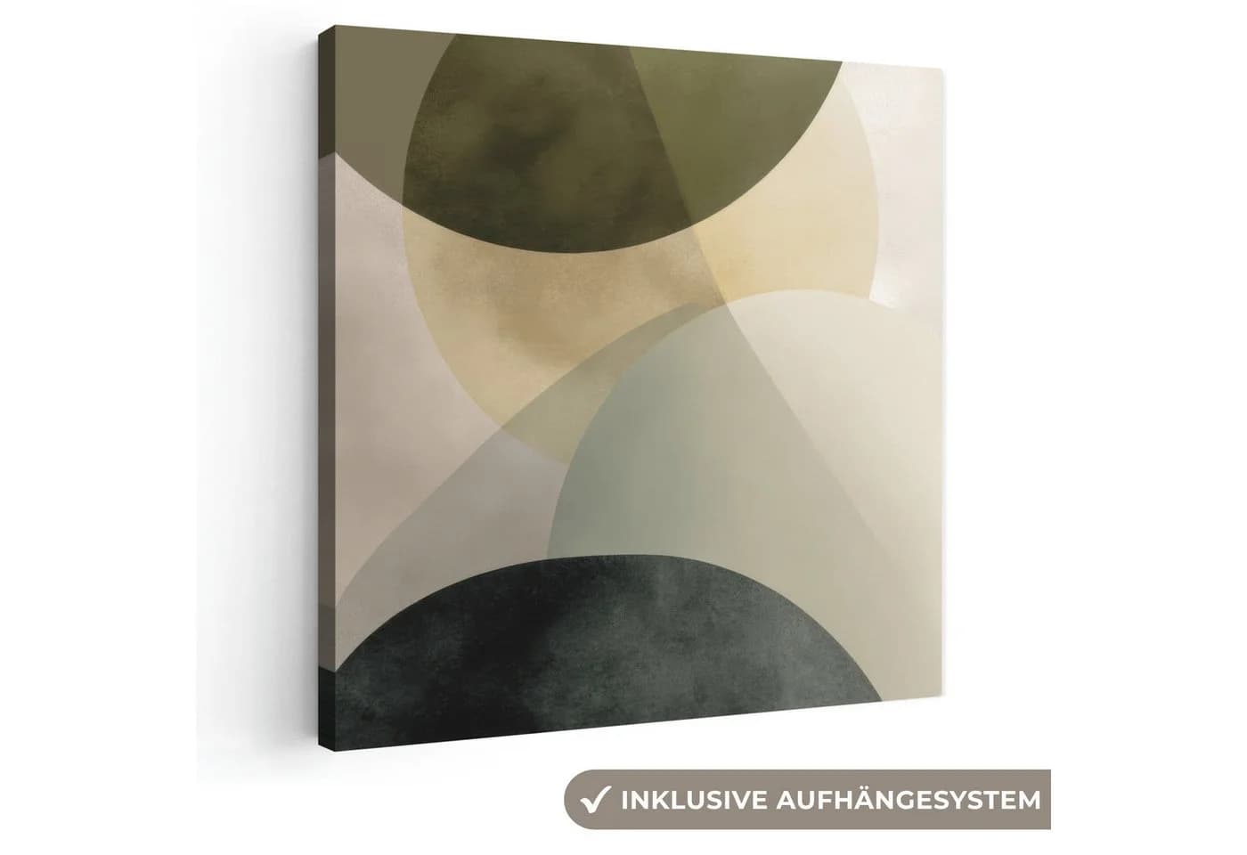 OneMillionCanvasses® Leinwandbild Abstrakt Beige Japandi - Bild 2