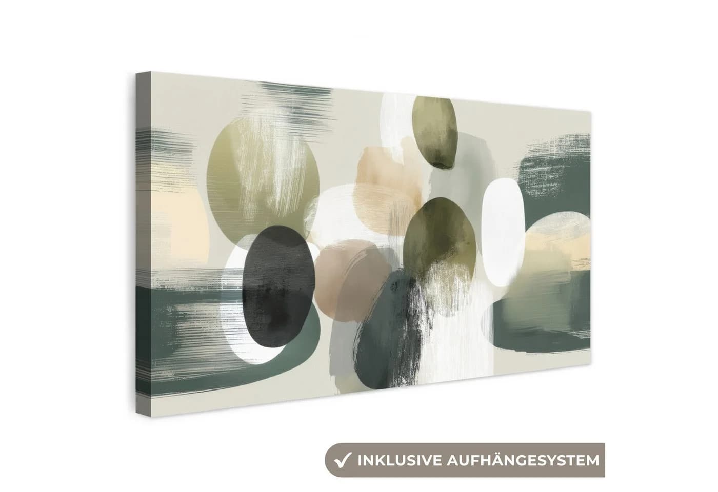 OneMillionCanvasses® Leinwandbild Panorama Minimalistisch Beige - Bild 2