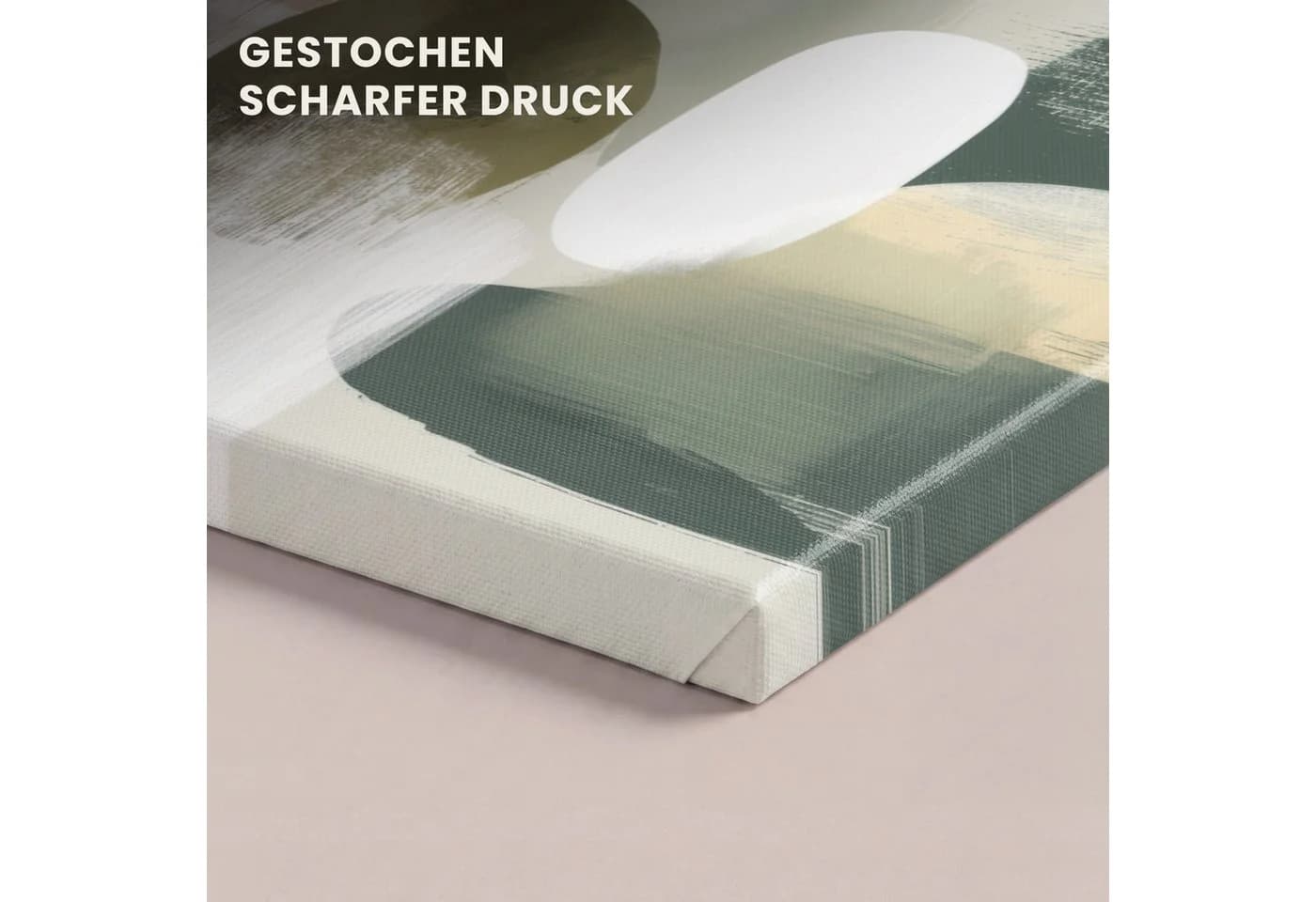 OneMillionCanvasses® Leinwandbild Panorama Minimalistisch Beige - Bild 3