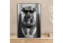OneMillionCanvasses® Leinwandbild Taurus Schwarz-Weiß mit Stiermotiv Bild 1