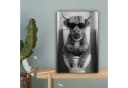 OneMillionCanvasses® Leinwandbild Taurus Schwarz-Weiß mit Stiermotiv Bild 5