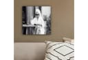OneMillionCanvasses® Leinwandbild Modern Frau Schwarz-Weiß Pin-up Motiv Bild 4
