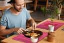 MuchoWow Platzset 6-tlg. Modern Bunt Vinyl Bild 5