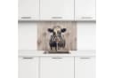 KitchenYeah Küchenrückwand selbstklebend Kuh Porträt Modern Bild 1